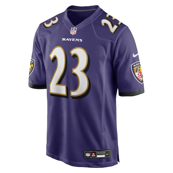 Jaire Alexander Baltimore Ravens Nike Team Game Jersey - Purple - Image 2