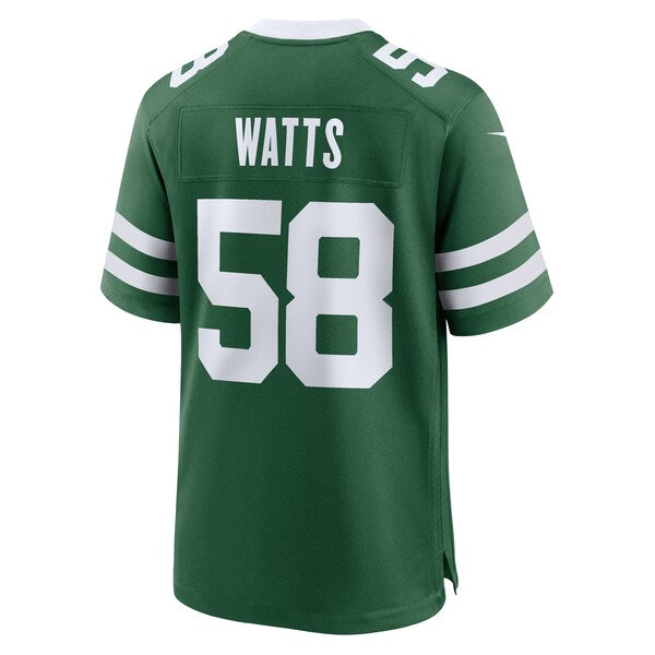 Eric Watts New York Jets Nike Team Game Jersey - Legacy Green - Image 3