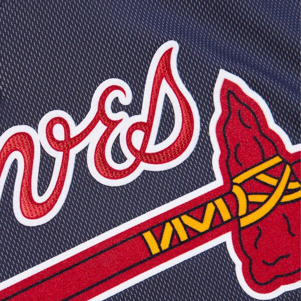 John Smoltz Atlanta Braves Cooperstown Collection Mesh Batting Practice Jersey - Navy - Image 5