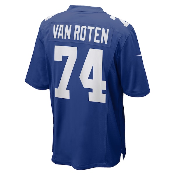 Greg Van Roten New York Giants Nike Team Game Jersey - Royal - Image 3