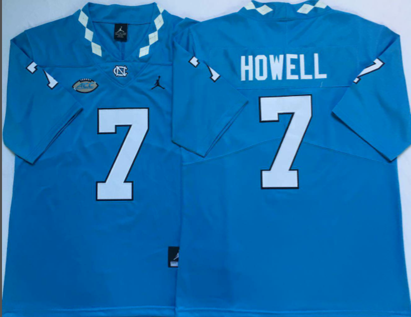 Sam Howell NCAA North Carolina Tar Heels Jordan Band Vapor Limited Jersey