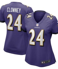 Jadeveon Clowney Baltimore Ravens Nike Women's  Game Jersey -  Purple