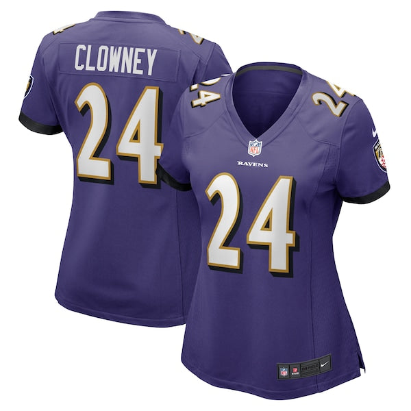 Jadeveon Clowney Baltimore Ravens Nike Women's Game Jersey - Purple
