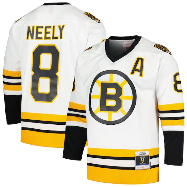 Cam Neely Boston Bruins 1993/94 Blue Line Player Jersey - White