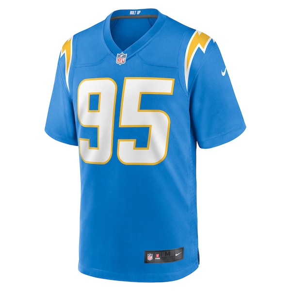 Poona Ford Los Angeles Chargers Nike Game Jersey - Powder Blue - Image 2