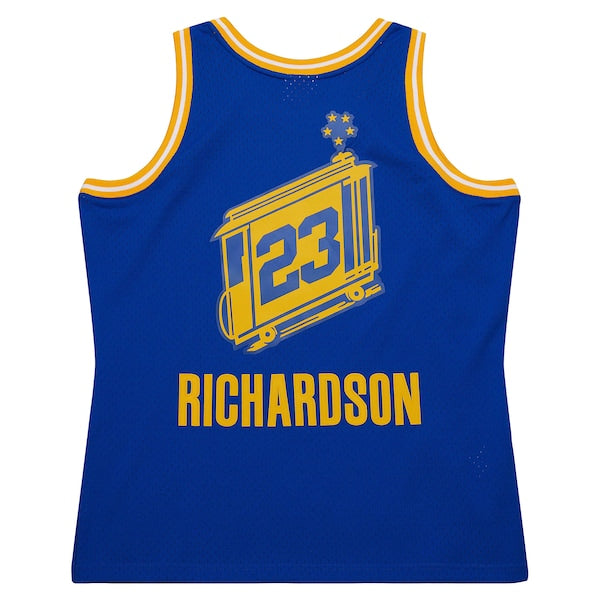 Jason Richardson Golden State Warriors 2004/05 Hardwood Classics Swingman Jersey - Royal - Image 3