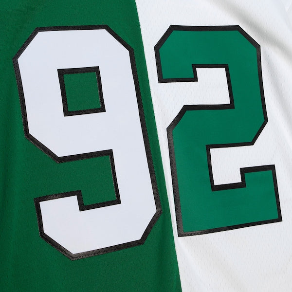 Reggie White Philadelphia Eagles 1990 Split Legacy Replica Jersey - Kelly Green/White - Image 5