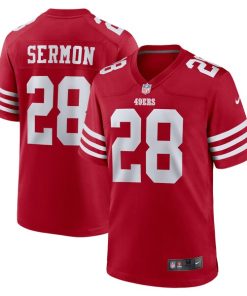 Trey Sermon San Francisco 49ers Nike Player Game Jersey - Scarlet