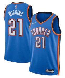 Aaron Wiggins Oklahoma City Thunder Nike Unisex Swingman Player Jersey - Icon Edition - Blue