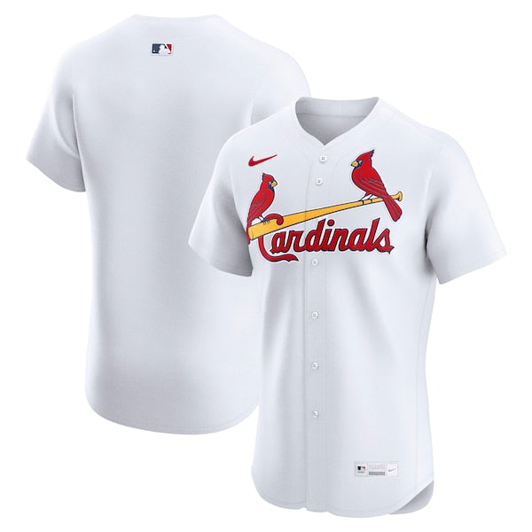 St. Louis Cardinals Nike Home Elite Jersey - White/Cream - Image 2