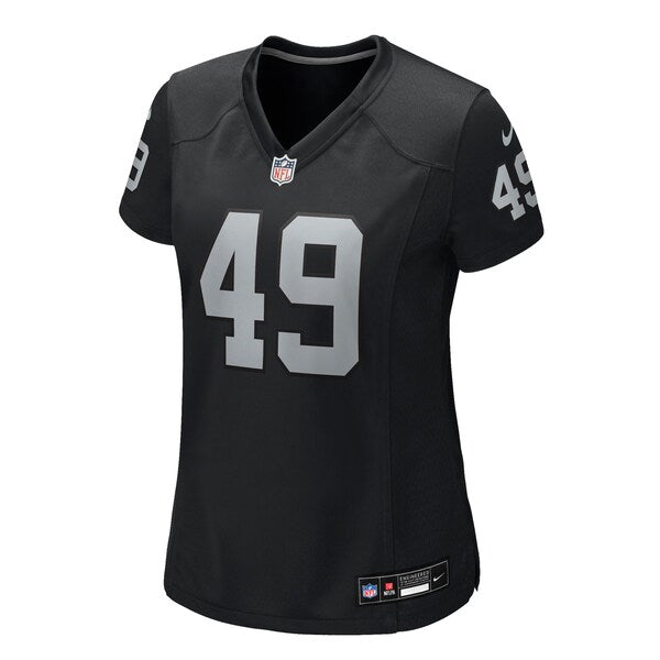Charles Snowden Las Vegas Raiders Nike Women's Team Game Jersey - Black - Image 2