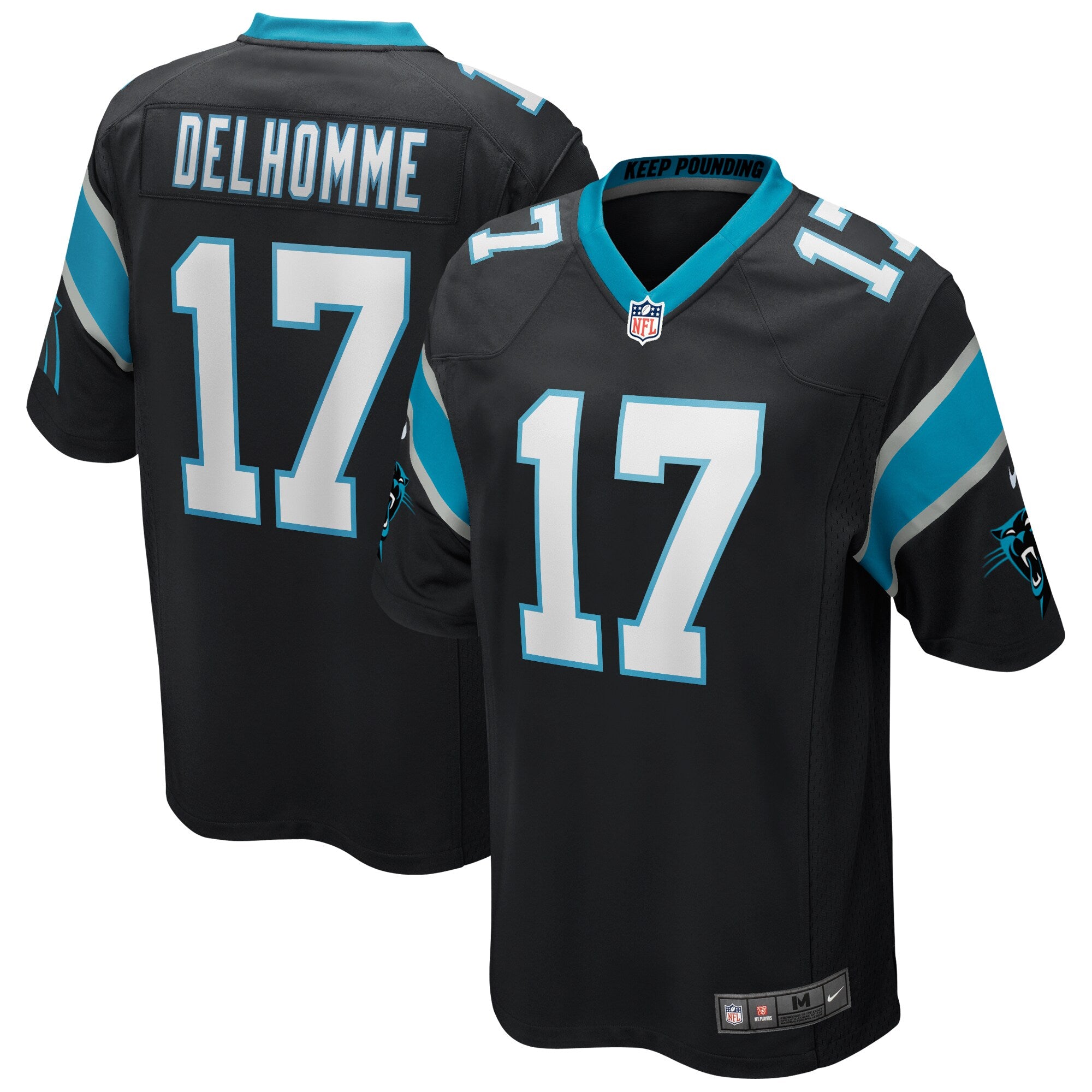 Jake Delhomme Carolina Panthers Nike Retired Player Jersey - Blue/Black - Image 6