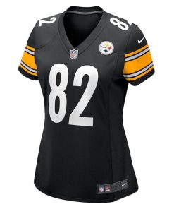 Alternative view of John Stallworth Pittsburgh Steelers Nike Women's Retired Player Jersey - Black