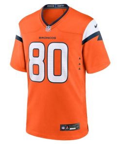 Alternative view of Greg Dulcich Denver Broncos Nike Team Game Jersey -  Orange