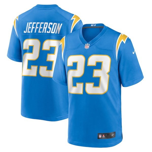 Tony Jefferson Los Angeles Chargers Nike Team Game Jersey - Powder Blue