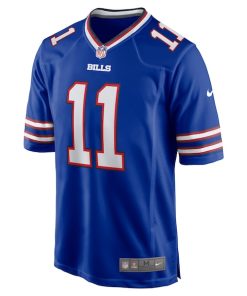 Alternative view of Mitchell Trubisky Buffalo Bills Nike  Game Jersey -  Royal