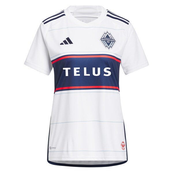 Pedro Vite Vancouver Whitecaps FC adidas Women's 2024 Bloodlines Replica Player Jersey - White - Image 3