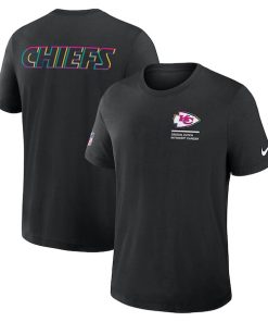 Kansas City Chiefs Nike 2025 NFL Crucial Catch Tri-Blend Dri-FIT T-Shirt - Black