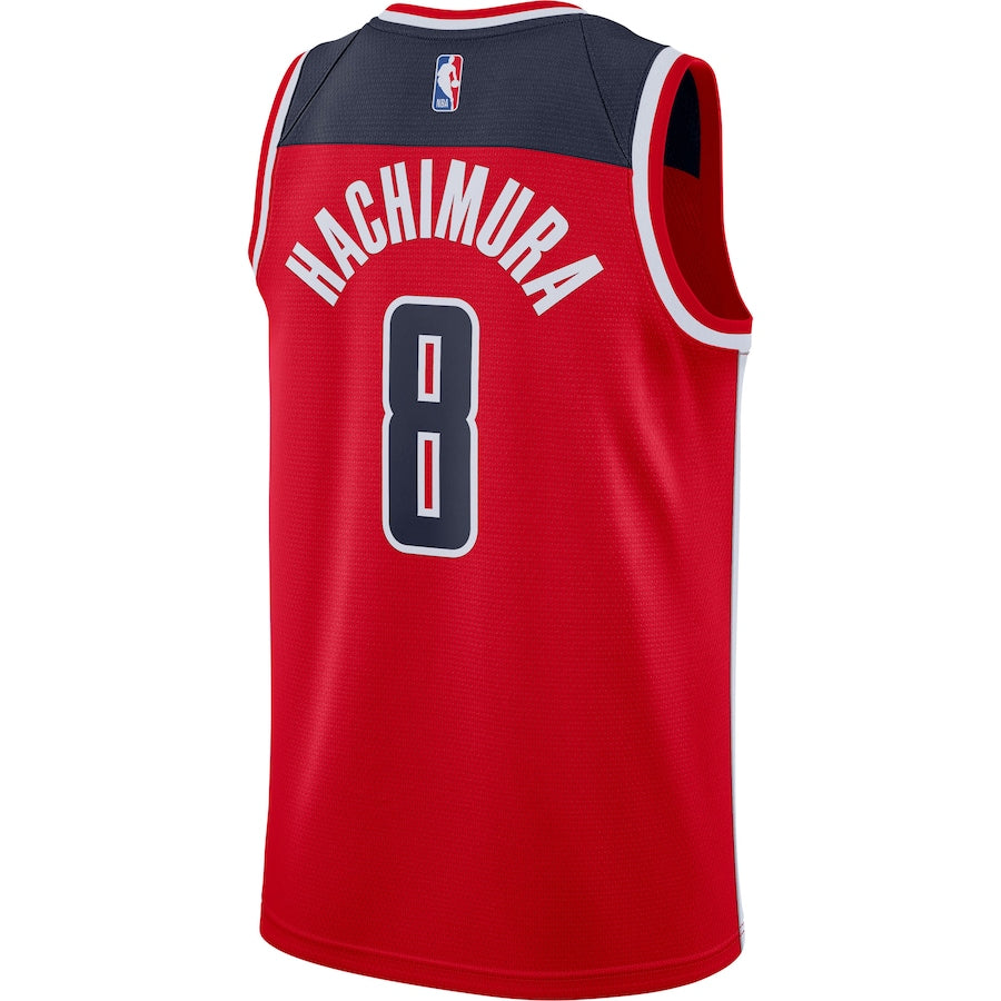 Rui Hachimura Washington Wizards Nike Swingman Jersey - Red - Image 3