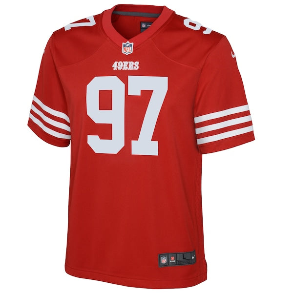 Nick Bosa San Francisco 49ers Nike Youth Game Jersey - Scarlet - Image 2
