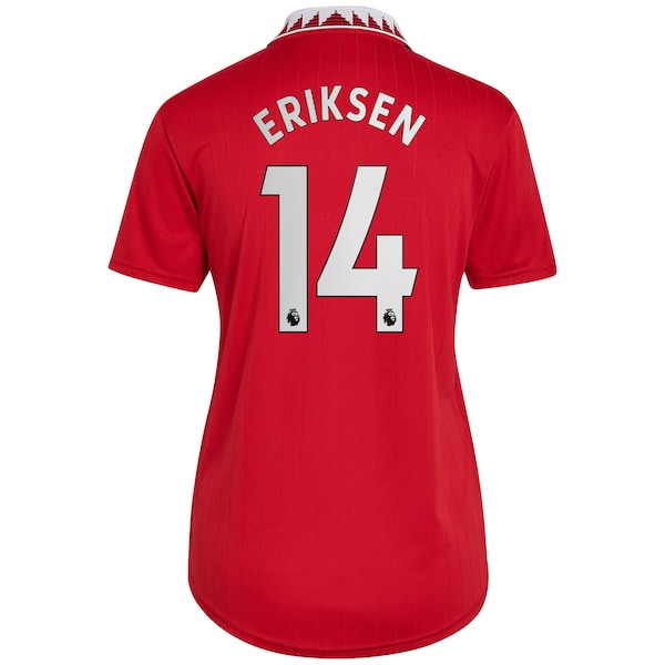 Christian Eriksen Manchester United adidas Women's 2022/23 Home Replica Player Jersey - Red - Image 3