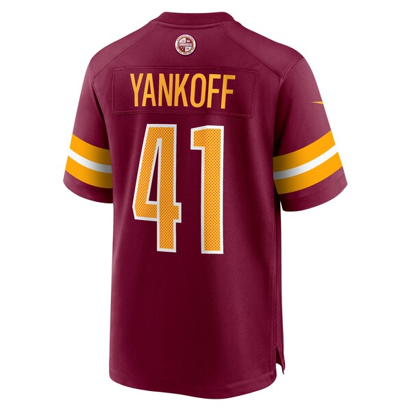 Colson Yankoff Washington Commanders Nike Game Jersey - Burgundy - Image 4