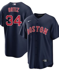 David Ortiz Boston Red Sox Nike Alternate Replica Player Jersey - Navy/Gray/Red/White
