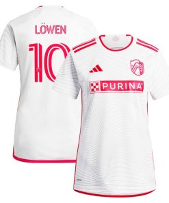Eduard L?wen St. Louis City SC adidas Women's 2024 The Confluence Kit Replica Player Jersey - White