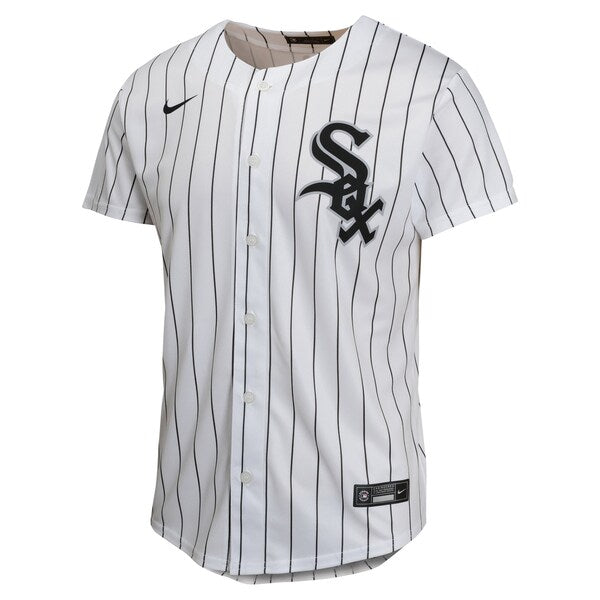 Eloy Jimenez Chicago White Sox Nike Youth Home Game Player Jersey - White - Image 2