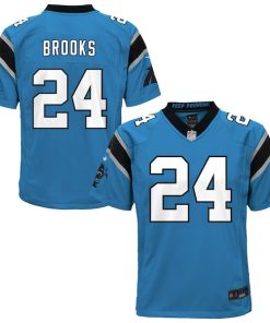 Jonathon Brooks Carolina Panthers Nike Youth Alternate Game Jersey - Blue/Black