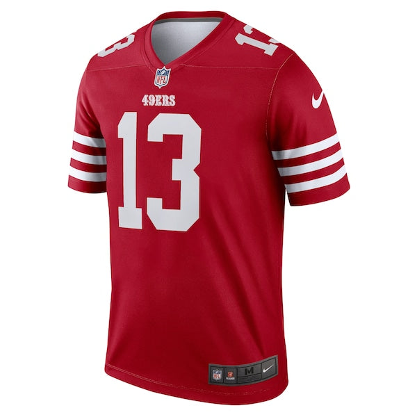 Brock Purdy San Francisco 49ers Nike Team Legend Jersey - Scarlet - Image 2