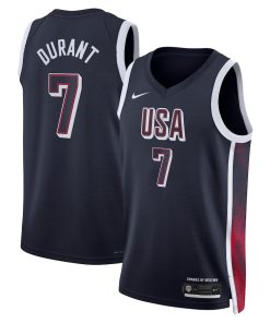 Kevin Durant USA #7 Nike 2024 Swingman Player Jersey - Navy