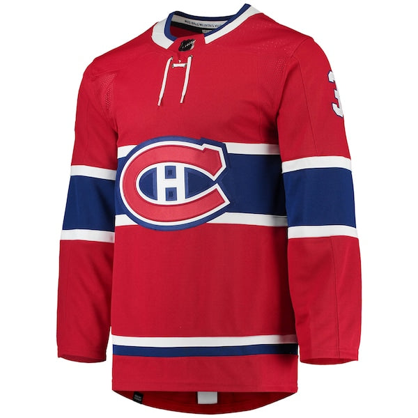 Carey Price Montreal Canadiens adidas Home Primegreen Authentic Player Jersey - Red - Image 2