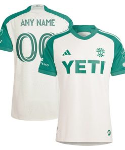 Alternative view of Austin FC adidas 2024 The Armadillo Kit Authentic Custom Jersey?¨C Tan