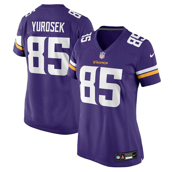 Ben Yurosek Minnesota Vikings Nike Women's Team Game Jersey - Purple