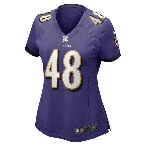 Jeremiah Moon Baltimore Ravens Nike Women's Game Player Jersey - Purple - Image 2