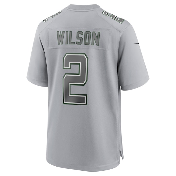 Zach Wilson New York Jets Nike Atmosphere Fashion Game Jersey - Gray - Image 3