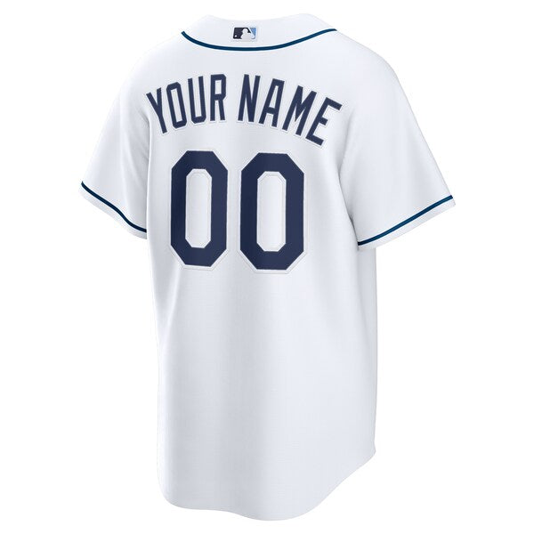 Tampa Bay Rays Nike Home Custom Replica Jersey - White - Image 3
