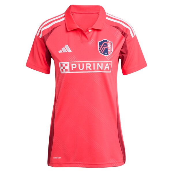 Marcel Hartel St. Louis City SC adidas Women's 2025 Forever CITY Red Replica Player Jersey - Red - Image 2