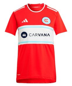 Alternative view of Chicago Fire adidas Women's 2024 Return To Red Replica Jersey?¨C Red