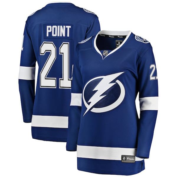 Brayden Point Tampa Bay Lightning Women's Breakaway Player Jersey - Blue