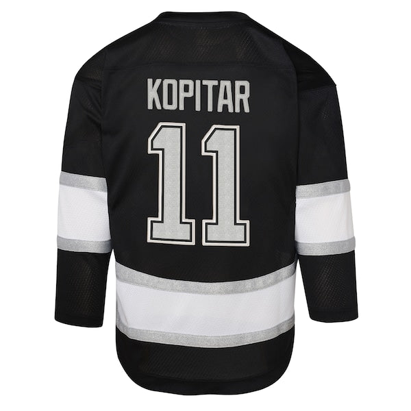 Anze Kopitar Los Angeles Kings Preschool Replica Player Jersey - Black/White - Image 5