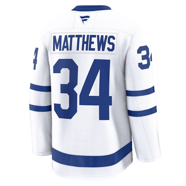Auston Matthews Toronto Maple Leafs Away Premium Jersey - White - Image 4