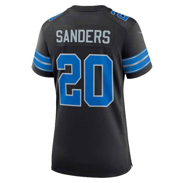 Barry Sanders Detroit Lions Nike Women's 2nd Alternate Retired Player Game Jersey - Black/Blue - Image 4