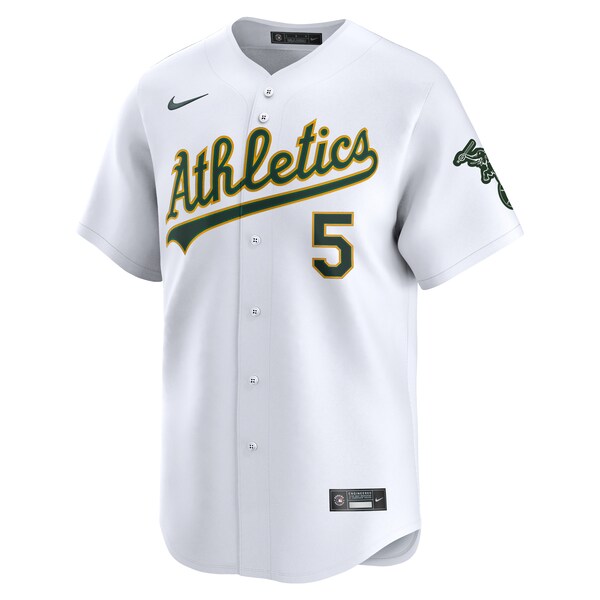 Jacob Wilson Athletics Nike Home Limited Player Jersey - White - Image 2
