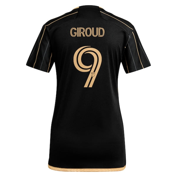 Olivier Giroud LAFC adidas Women's 2024 Primary Replica Player Jersey - Black - Image 3