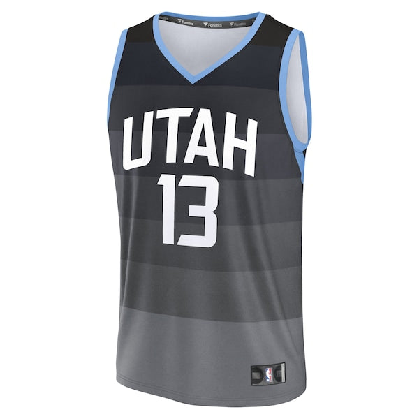 Walter Clayton Jr. Utah Jazz Youth 2025/26 City Edition Fastbreak Jersey - Black - Image 2