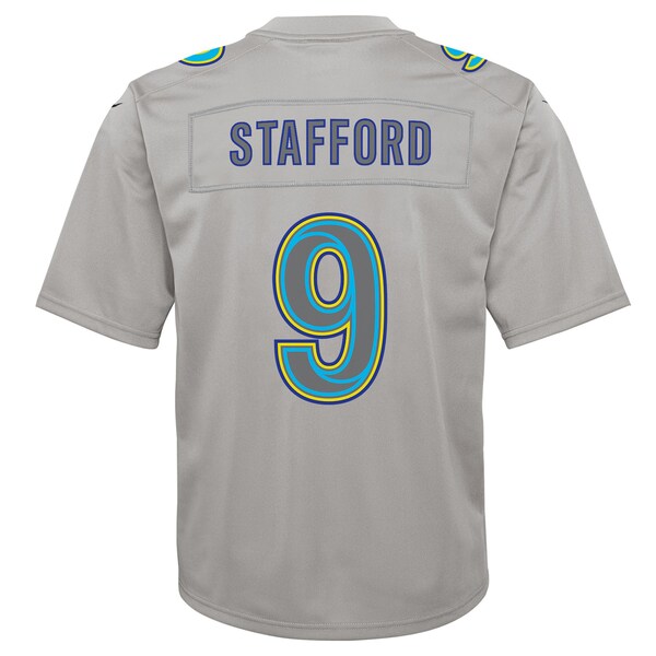 Matthew Stafford Los Angeles Rams Nike Youth Atmosphere Game Jersey - Gray - Image 5