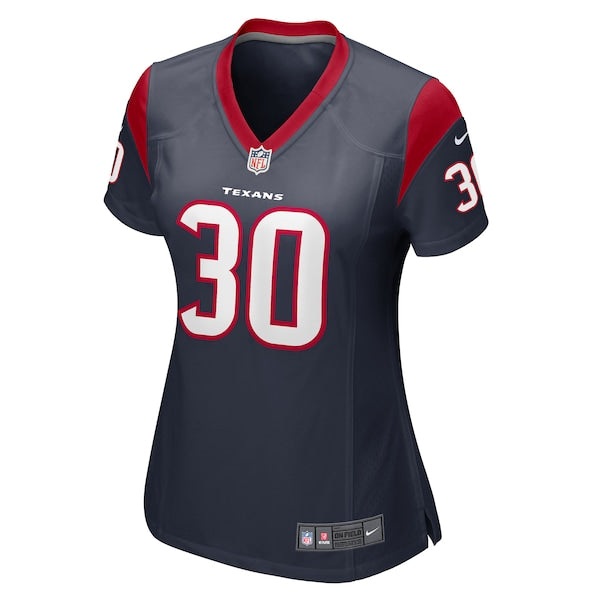 Ka'Dar Hollman Houston Texans Nike Women's Team Game Jersey - Navy - Image 2
