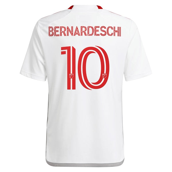 Federico Bernardeschi Toronto FC adidas Youth 2024 GTA Kit Replica Player Jersey?ยจC White - Image 2